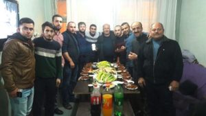 Siirt İşitme Engelliler Derneği (SİED) üyeleri kendi aralarında düzenledikleri çiğ