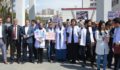 DOKTORA YAPILAN SALDIRI SİİRT’TE PROTESTO EDİLDİ