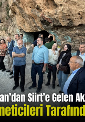 İstanbul ve Van’dan Siirt’e Gelen Akademisyenler Siirt Vakfı Yöneticileri Tarafından Ağırlandı