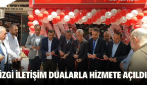 İZGİ İLETİŞİM DUALARLA HİZMETE AÇILDI