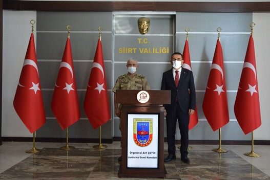 Bölgedeki birlikleri denetlemek, bir dizi temas ve incelemede bulunmak üzere