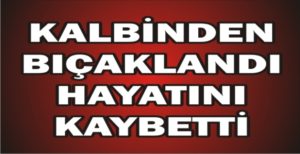 Siirt’te önceki gün iki grup genç arasında çıkan kavgada kalbinden
