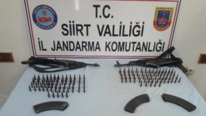Siirt İl Jandarma Komutanlığı ekiplerince edinilen istihbari bilgiler doğrultusunda, Siirt