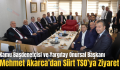 Kamu Başdenetçisi ve Yargıtay Onursal Başkanı Mehmet Akarca’dan Siirt TSO’ya Ziyaret
