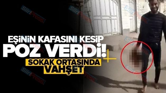 Karısının Kafasını Kesip Elinde Dolaştırdı