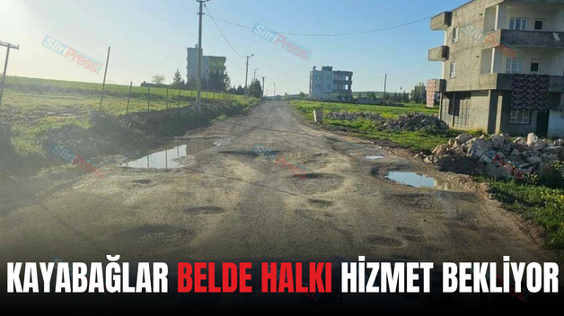 KAYABAĞLAR BELDE HALKI HİZMET BEKLİYOR