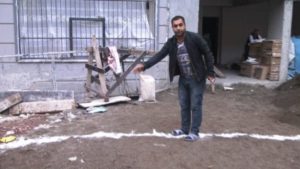 Siirt’in Yeni Mahallesi Hz. Fakirullah Caddesinde bir müteahhite ait arsada,