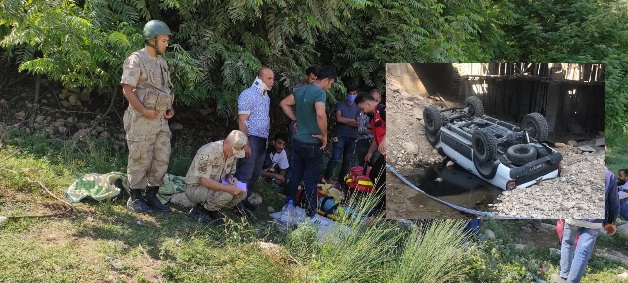 KONYA’DAN SİİRT’E TAZİYE İÇİN GELEN AİLE KAZA YAPTI: 6 YARALI