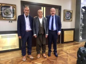 Siirt Valisi Ali Fuat Atik, Kore Gazisi Osman Yücel’i makamında