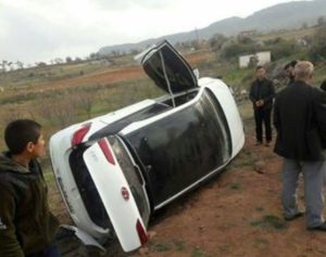 Siirt’in Kurtalan ilçesinde bir aracın şarampole yuvarlanması sonucu meydana gelen