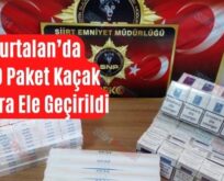 Kurtalan’da 280 Paket Kaçak Sigara Ele Geçirildi