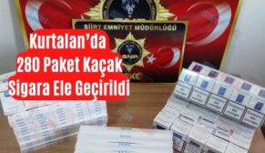 Kurtalan’da 280 Paket Kaçak Sigara Ele Geçirildi