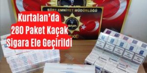 Kurtalan’da 280 Paket Kaçak Sigara Ele Geçirildi