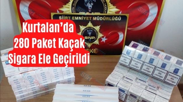 Kurtalan’da 280 Paket Kaçak Sigara Ele Geçirildi