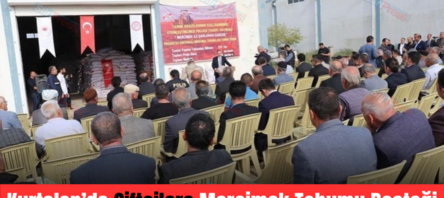 Kurtalan’da Çiftçilere Mercimek Tohumu Desteği