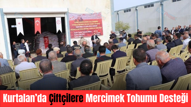 Kurtalan’da Çiftçilere Mercimek Tohumu Desteği