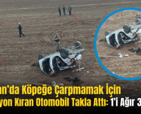 Kurtalan’da Köpeğe Çarpmamak İçin Direksiyon Kıran Otomobil Takla Attı: 1’i Ağır 3 Yaralı