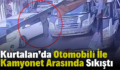 Kurtalan’da Otomobili İle Kamyonet Arasında Sıkıştı