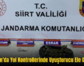 Kurtalan’da Yol Kontrollerinde Uyuşturucu Ele Geçirildi