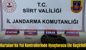 Kurtalan’da Yol Kontrollerinde Uyuşturucu Ele Geçirildi