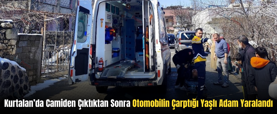Kurtalan’da Camiden Çıktıktan Sonra Otomobilin Çarptığı Yaşlı Adam Yaralandı
