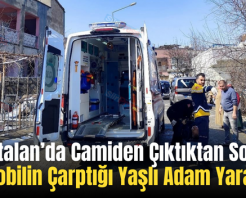 Kurtalan’da Camiden Çıktıktan Sonra Otomobilin Çarptığı Yaşlı Adam Yaralandı