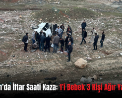 Kurtalan’da İftar Saati Kaza: 1’i Bebek 3 Kişi Ağır Yaralandı