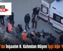 Kurtalan’da İnşaatın 8. Katından Düşen İşçi Ağır Yaralandı