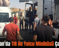 Kurtalan’da TIR ile Yolcu Minibüsü Çarpıştı