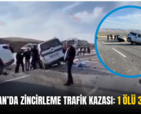 KURTALAN’DA ZİNCİRLEME TRAFİK KAZASI: 1 ÖLÜ 3 YARALI