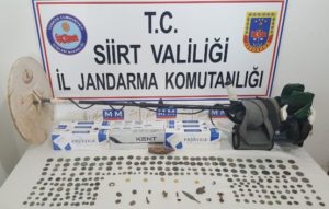 Siirt’in Kurtalan ilçesinde Kültür ve Tabiat Kaçaklığı “Tarihi Eser” kaçaklığı