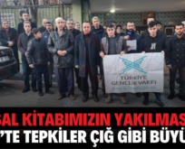 KUTSAL KİTABIMIZIN YAKILMASINA SİİRT’TE TEPKİLER ÇIĞ GİBİ BÜYÜYOR