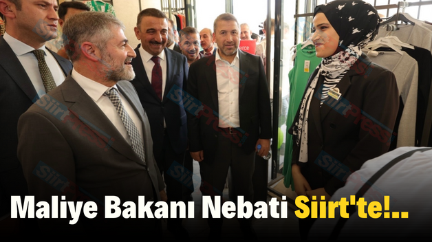 Maliye Bakanı Nebati Siirt’te!..