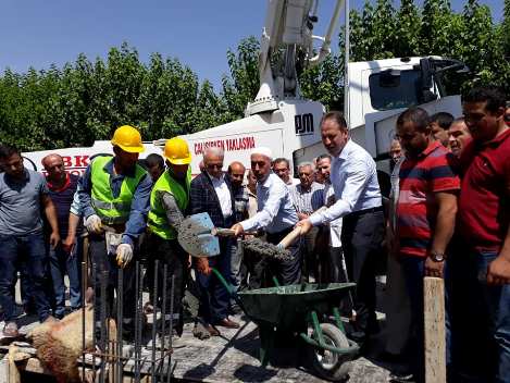 KÂBE’NİN ŞUBESİ MELİH CAMİNİN TEMELİ TÖRENLE ATILDI