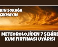 METEOROLOJİ’DEN SİİRT’E ‘KUM FIRTINASI’ UYARISI…