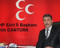 MHP İL BAŞKANI CANTÜRK’TEN KURBAN BAYRAMI KUTLAMA MESAJI