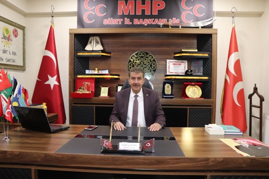 MHP İL BAŞKANI CANTÜRK’TEN KURBAN BAYRAMI KUTLAMA MESAJI