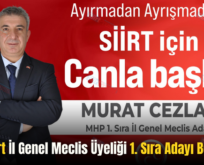 MHP Siirt İl Genel Meclis Üyeliği 1. Sıra Adayı Belli Oldu