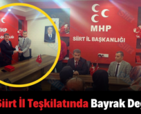 MHP Siirt İl Teşkilatında Bayrak Değişimi