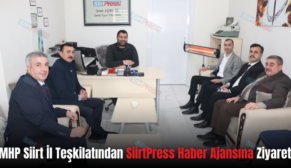 MHP Siirt İl Teşkilatından SiirtPress Haber Ajansına Ziyaret