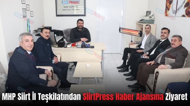 MHP Siirt İl Teşkilatından SiirtPress Haber Ajansına Ziyaret