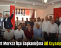 MHP Siirt Merkez İlçe Başkanlığına Ali Kayaalp Seçildi