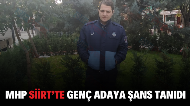 MHP SİİRT’TE GENÇ ADAYA ŞANS TANIDI