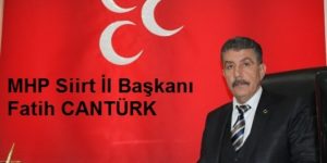 MHP İL BAŞKANI CANTÜRK’TEN KURBAN BAYRAMI MESAJI