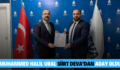 MUHAMMED HALİL URAL SİİRT DEVA’DAN ADAY OLDU