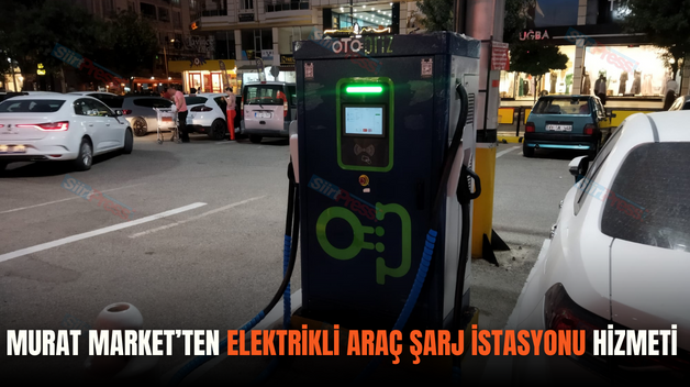 MURAT MARKET’TEN ELEKTRİKLİ ARAÇ ŞARJ İSTASYONU HİZMETİ