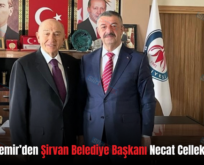 Nihat Özdemir’den Şirvan Belediye Başkanı Necat Cellek’e Ziyaret