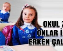 OKUL ZİLİ ONLAR İÇİN ERKEN ÇALDI