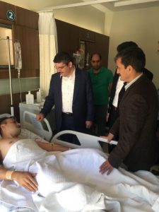 AK Parti Siirt Milletvekili Prof.Dr Yasin Aktay, Siirt’in Şirvan ilçesinde