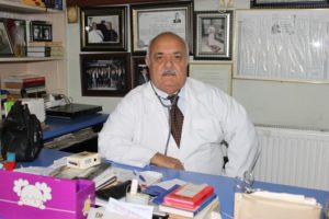 Siirt’te yarım asırdan beri doktorluk mesleğini sürdüren Feridun Bağış, çalışma